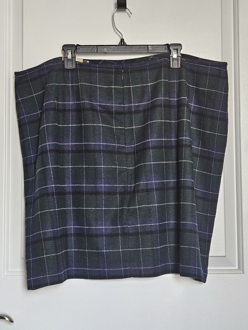 NWT Vintage Women's Plus Size 26 Plaid Mini Skirt